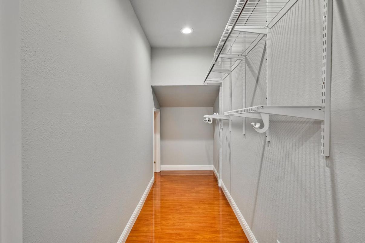 Interior, Recessed Lighting, Walk-in Closets, Wood Texture Flooring