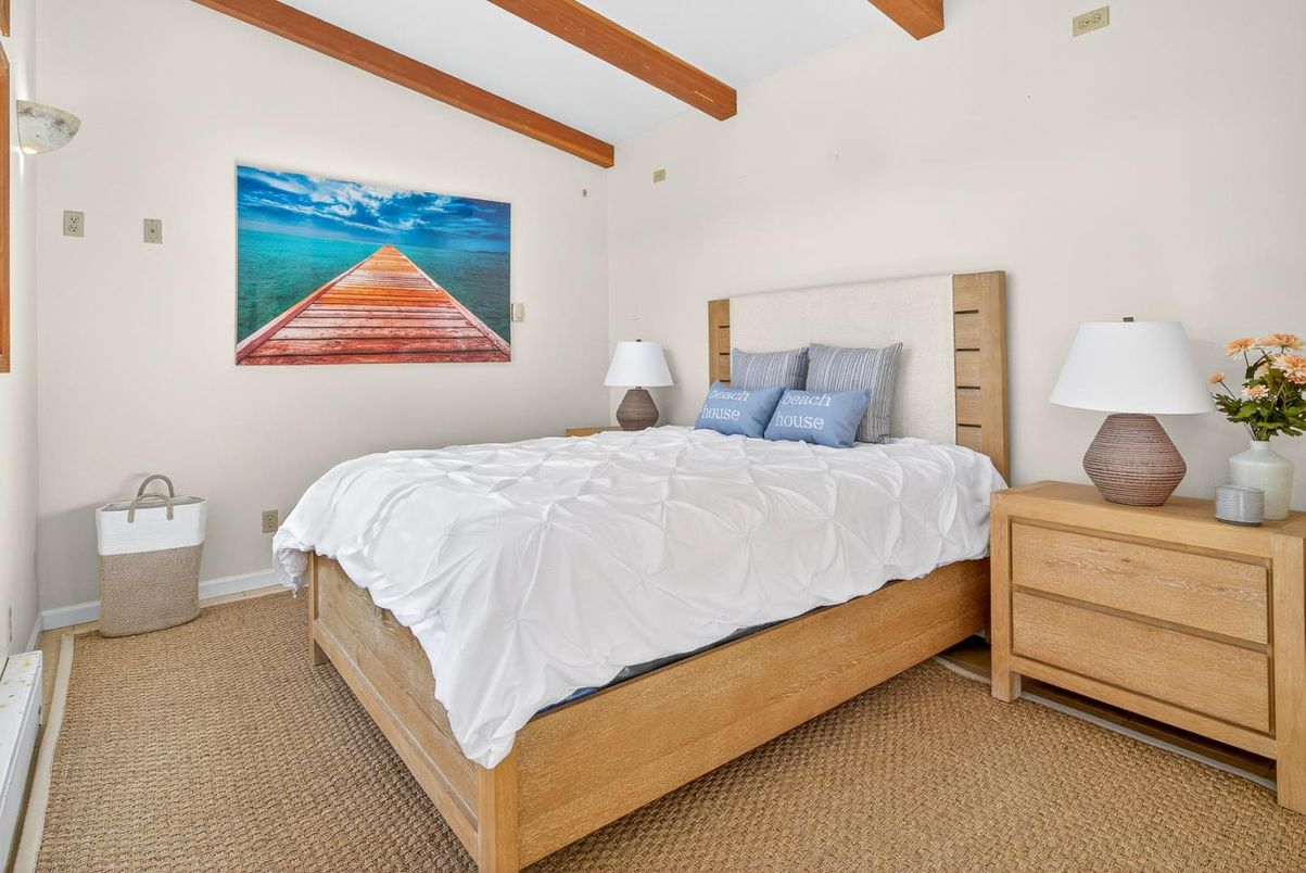 Bedroom, Interior, Wooden Beams