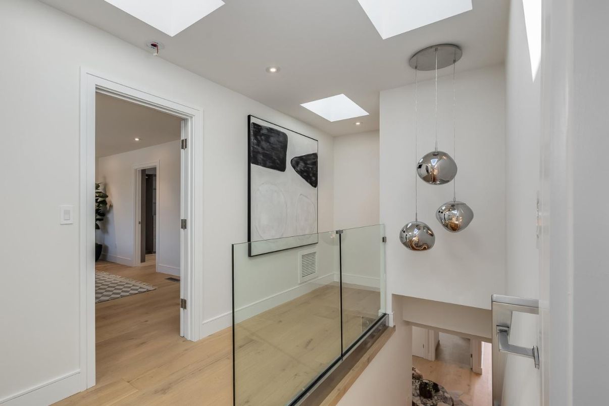 Interior, Pendant Lights, Recessed Lighting, Wood Texture Flooring