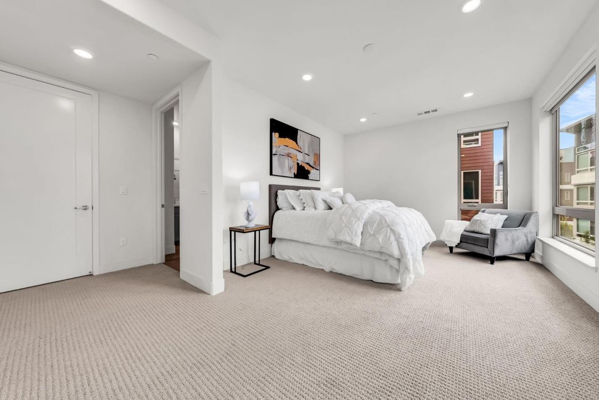 Bedroom, Interior, Recessed Lighting