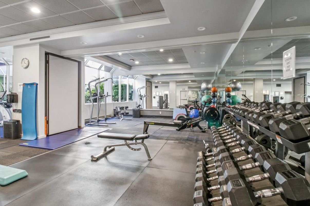 Fitness Equipment, Interior, Recessed Lighting