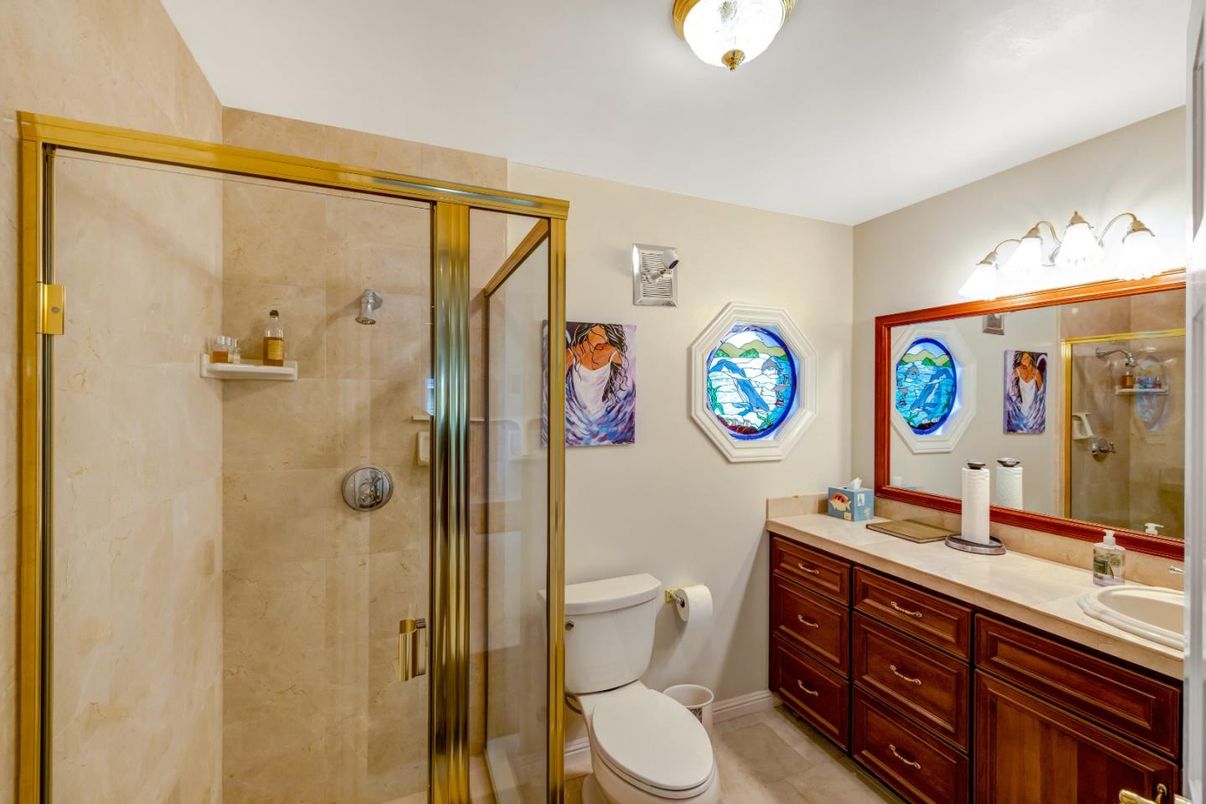 Bathroom, Glass Shower, Interior
