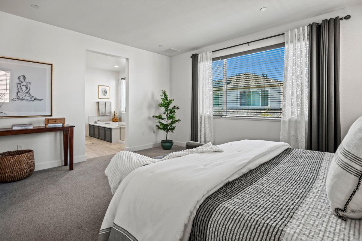 Bedroom, Interior, Recessed Lighting