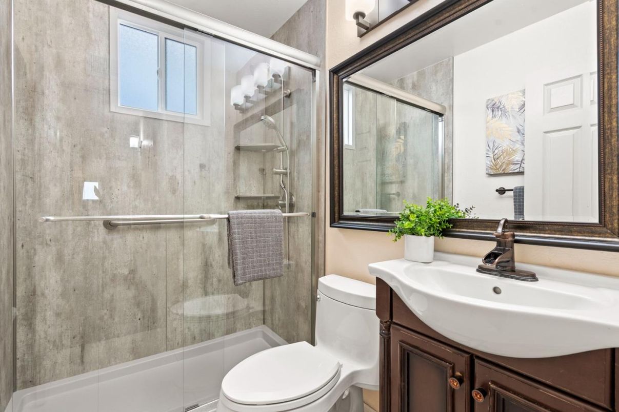 Bathroom, Glass Shower, Interior