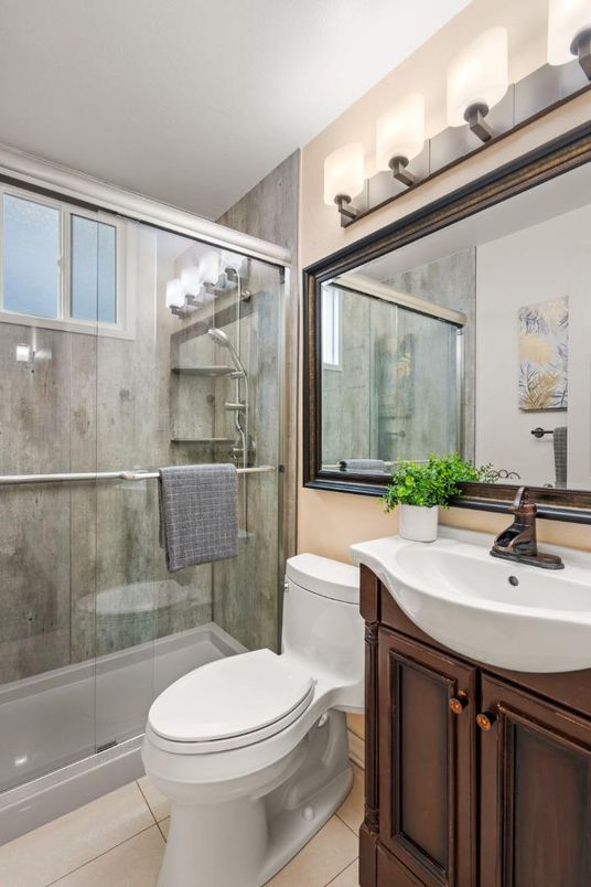 Bathroom, Glass Shower, Interior