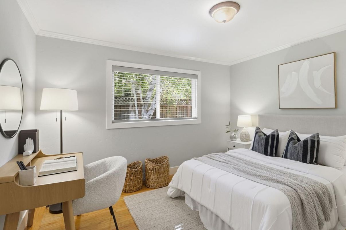 Bedroom, Home Office, Interior, Wood Texture Flooring