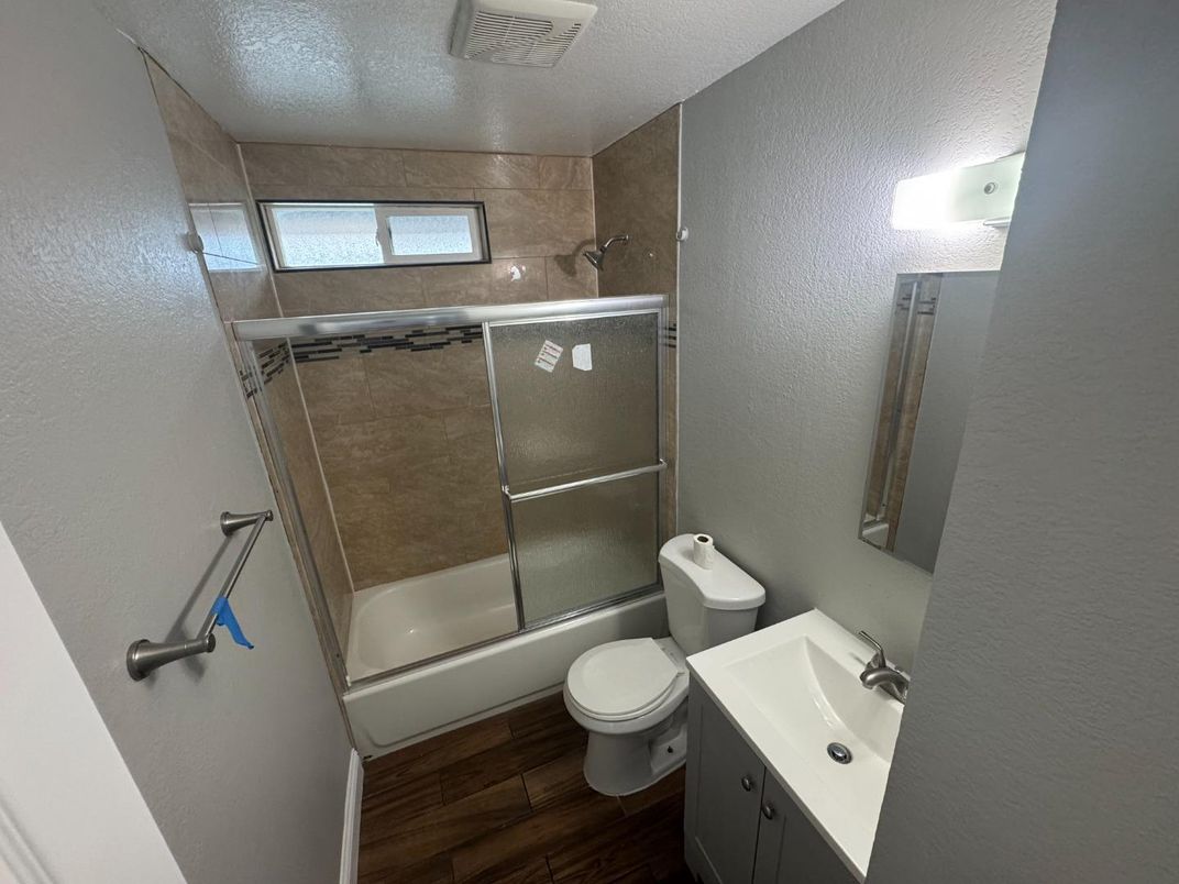 Bathroom, Interior, Wood Texture Flooring
