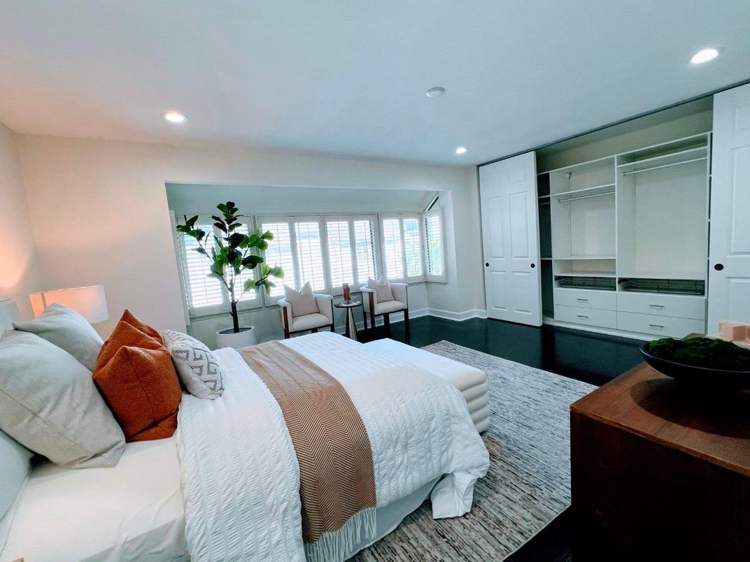 Bedroom, Interior, Recessed Lighting