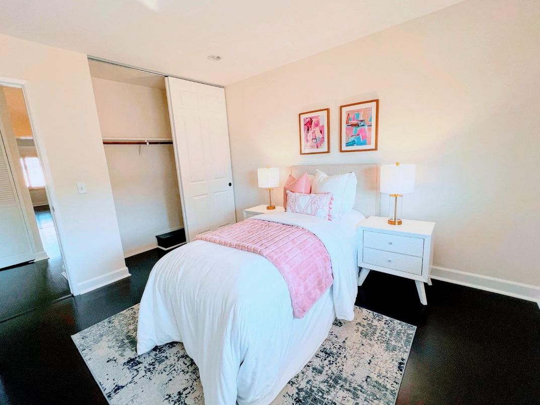 Bedroom, Interior, Wood Texture Flooring