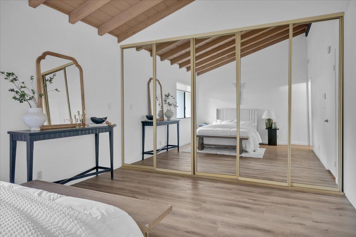 Bedroom, Interior, Wooden Beams, Wooden Ceilings, Wood Texture Flooring