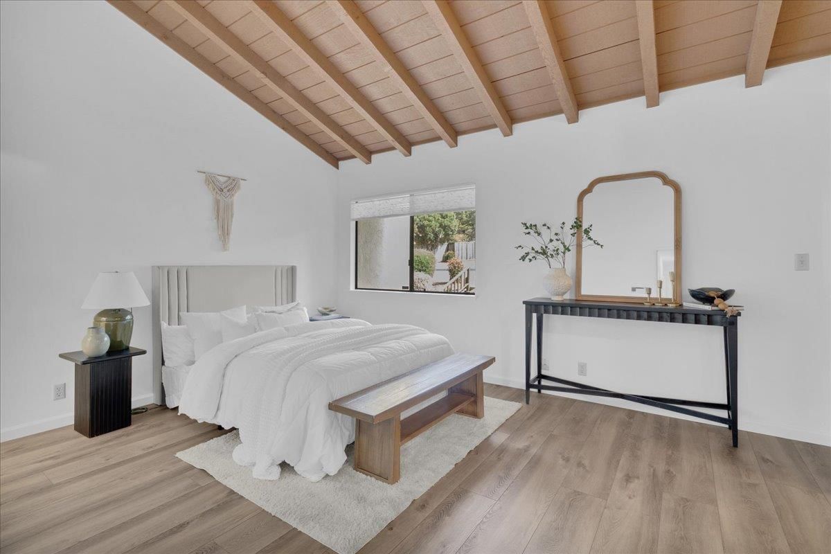 Bedroom, Interior, Wooden Beams, Wooden Ceilings, Wood Texture Flooring