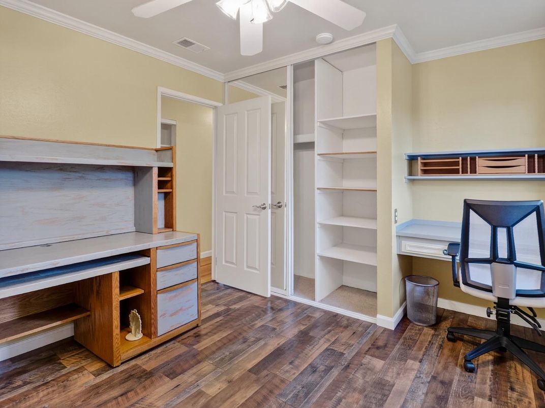 Home Office, Interior, Wood Texture Flooring