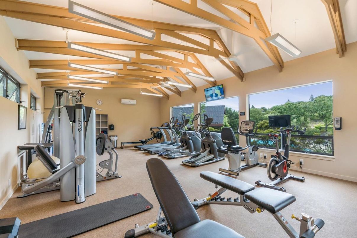 Fitness Equipment, Gym, Interior