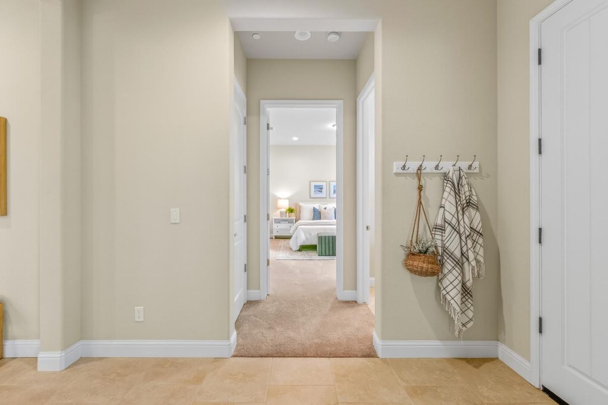 Bedroom, Interior, Recessed Lighting