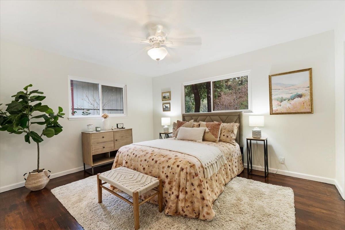 Bedroom, Interior, Wood Texture Flooring