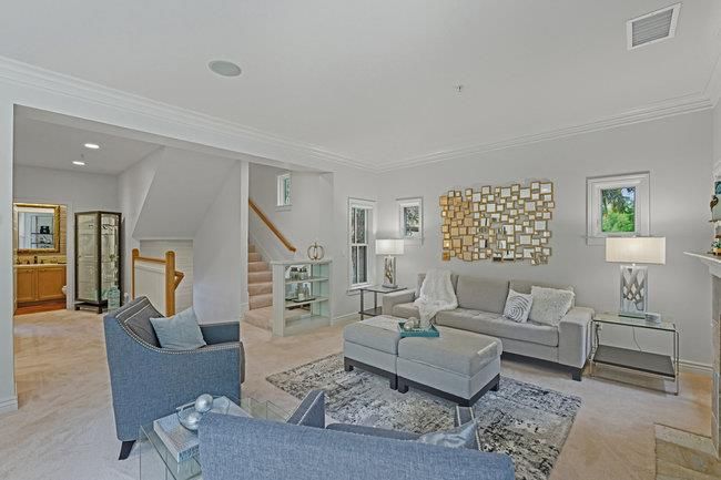 Interior, Living room, Recessed Lighting