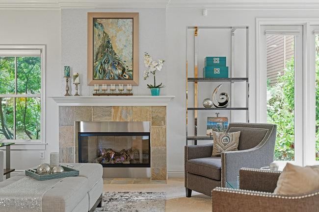 Fireplace, Interior, Living room