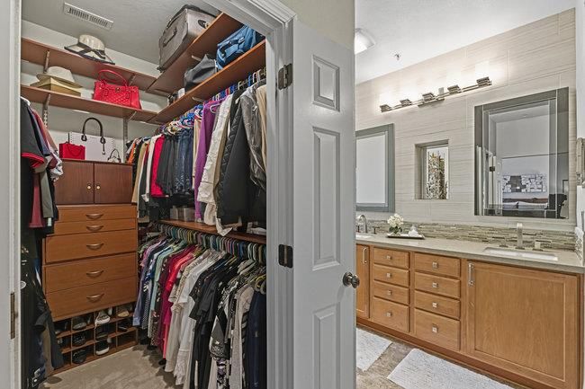 Bathroom, Dual Sink Vanities, Interior, Walk-in Closets