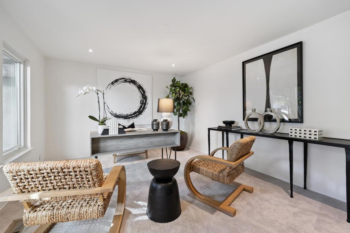 Home Office, Interior, Recessed Lighting