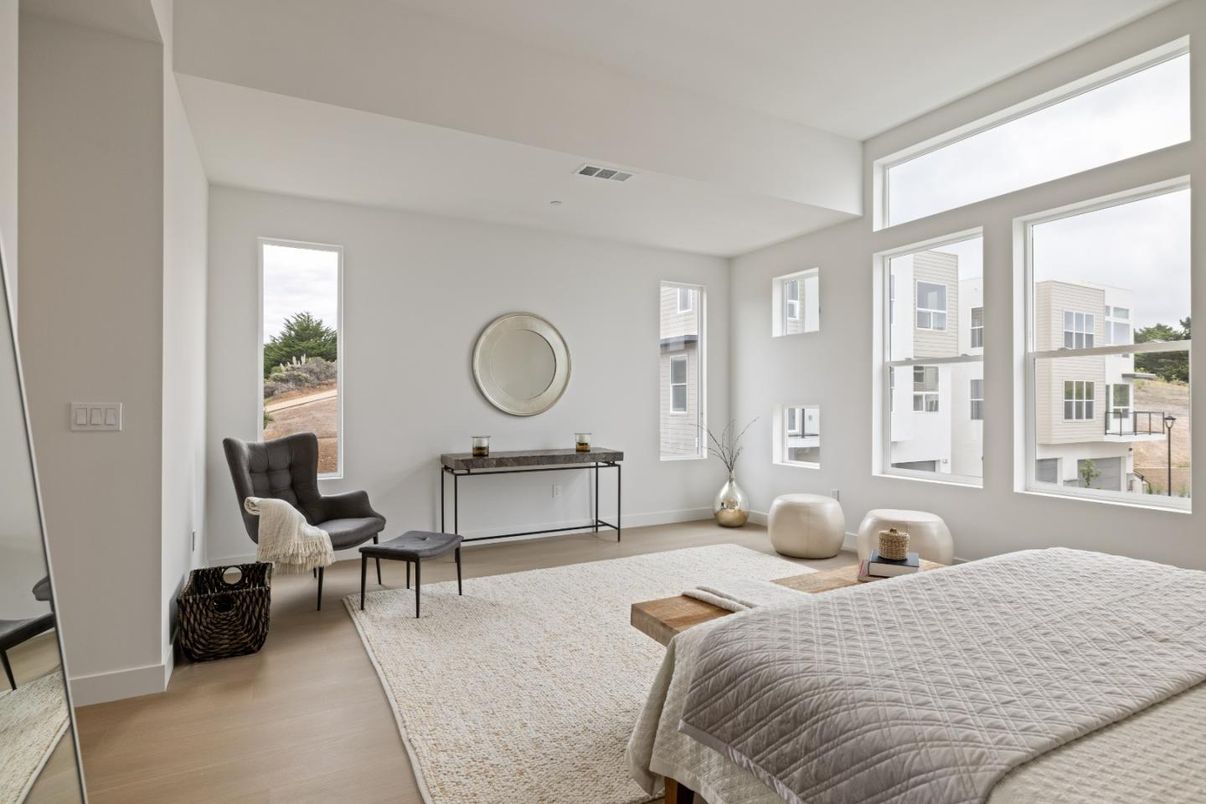 Bedroom, Interior, Wood Texture Flooring