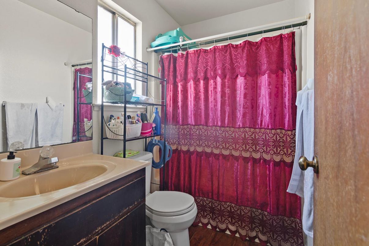 Bathroom, Interior, Wood Texture Flooring