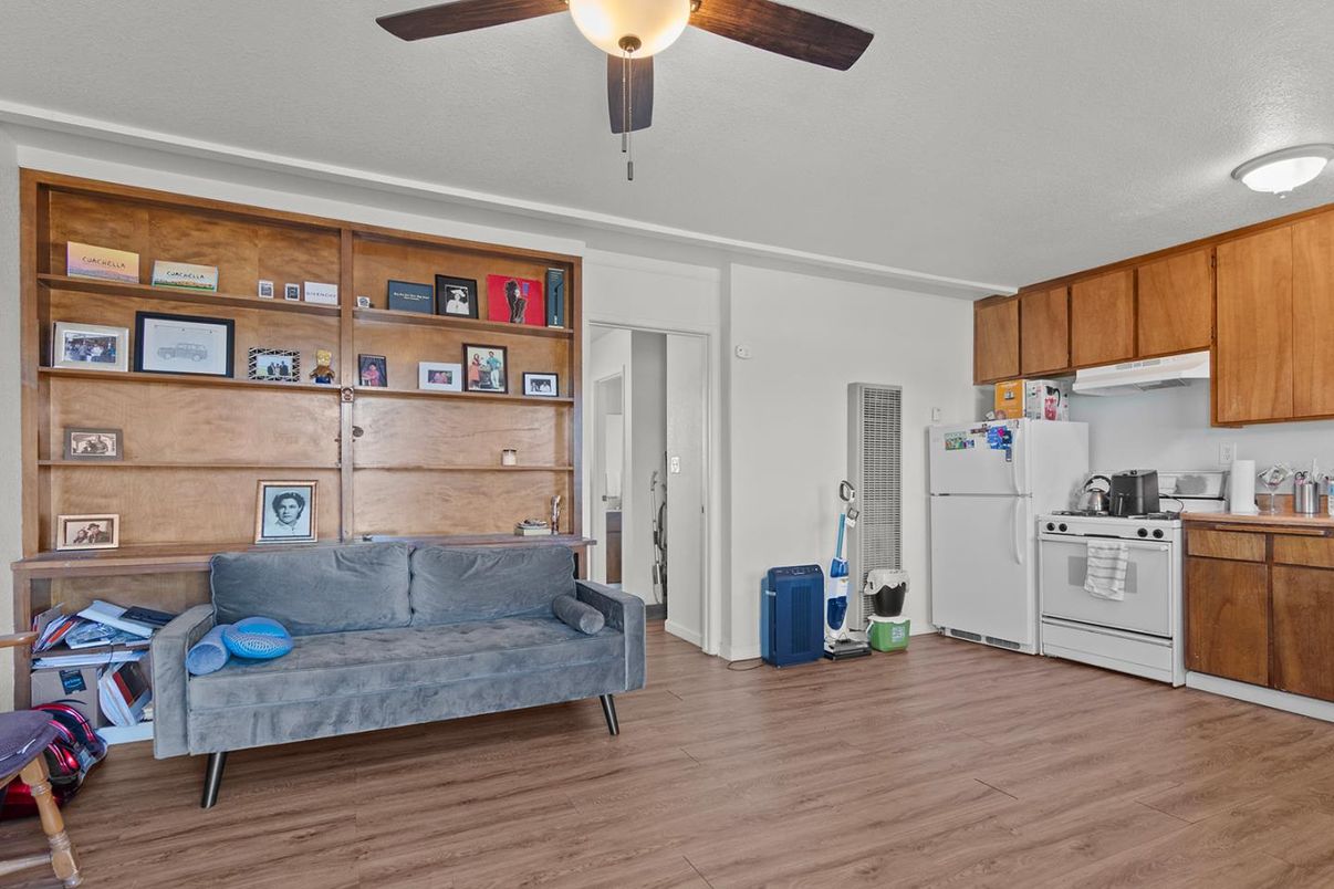 Interior, Kitchen, Wood Texture Flooring
