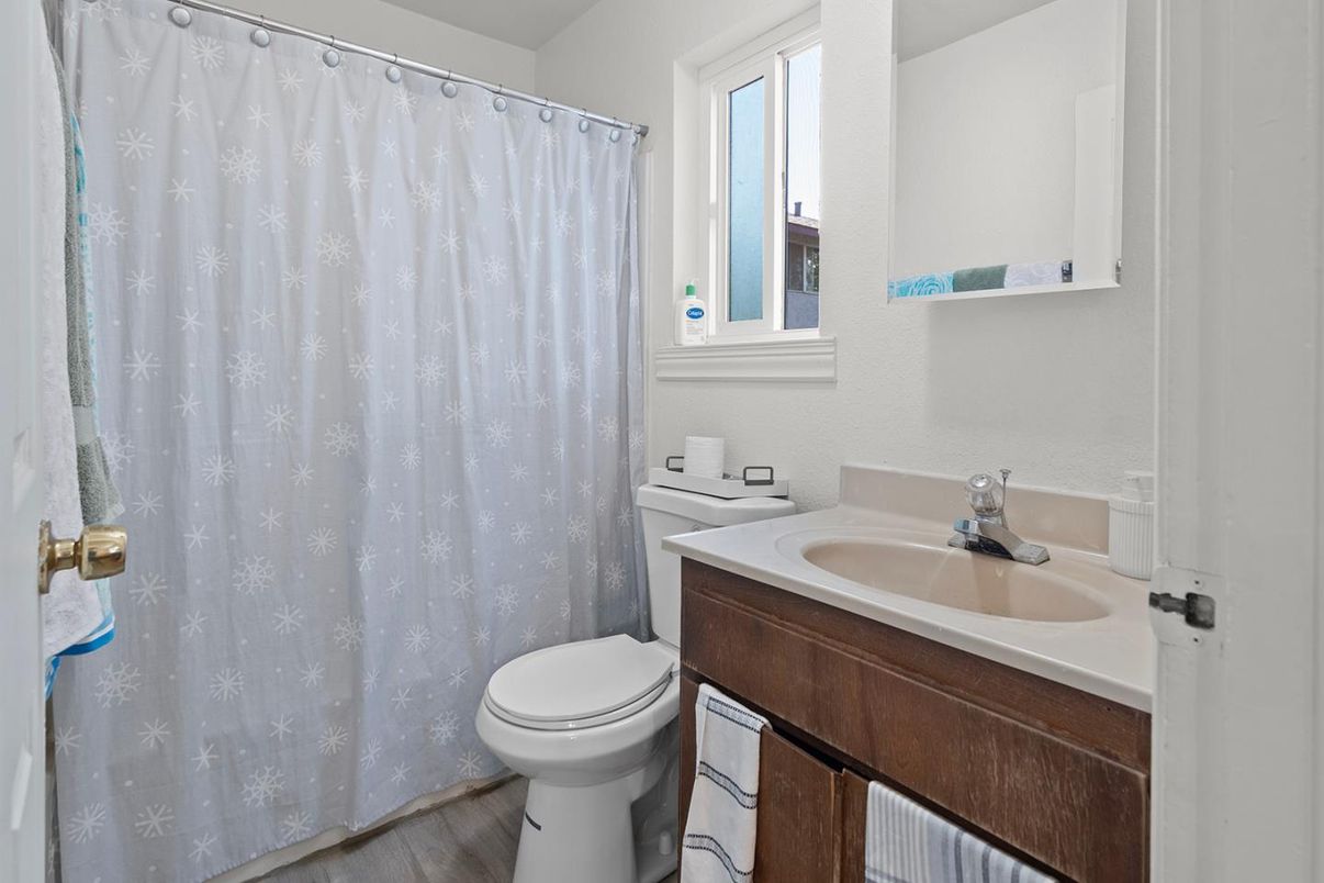 Bathroom, Interior, Wood Texture Flooring