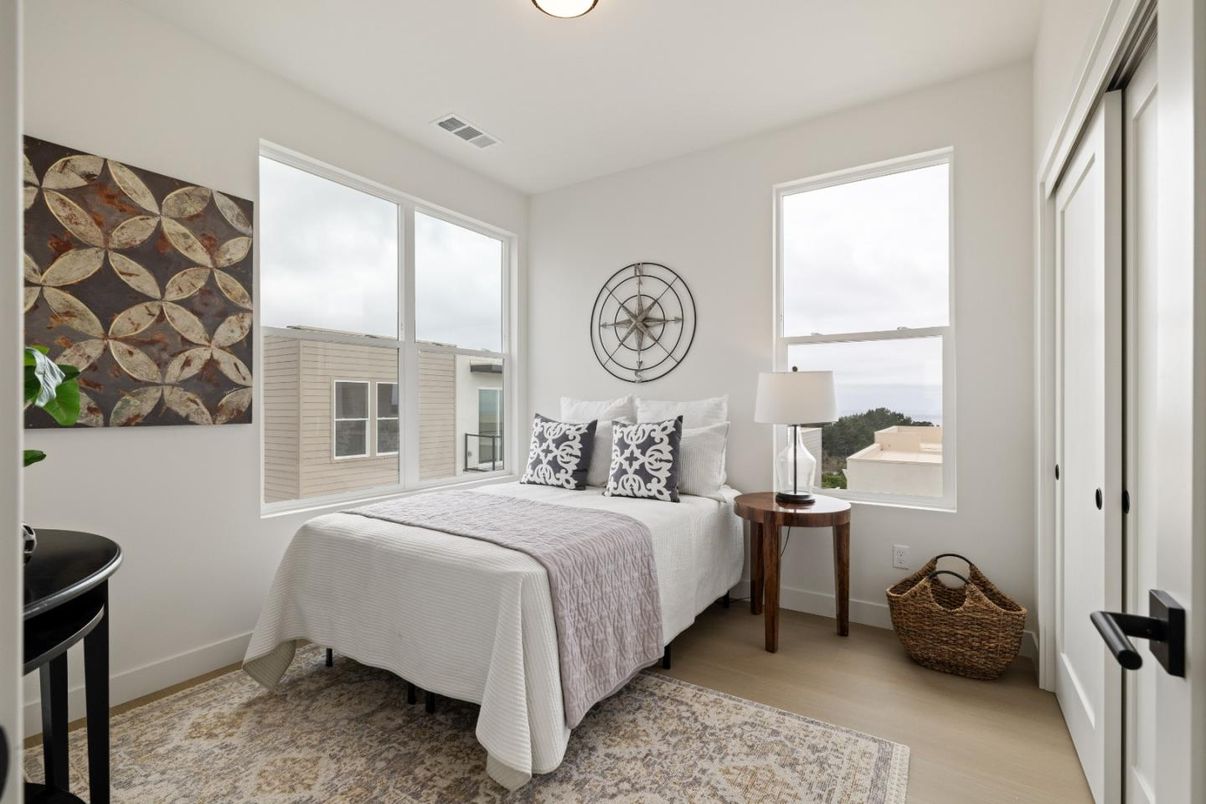 Bedroom, Interior, Wood Texture Flooring