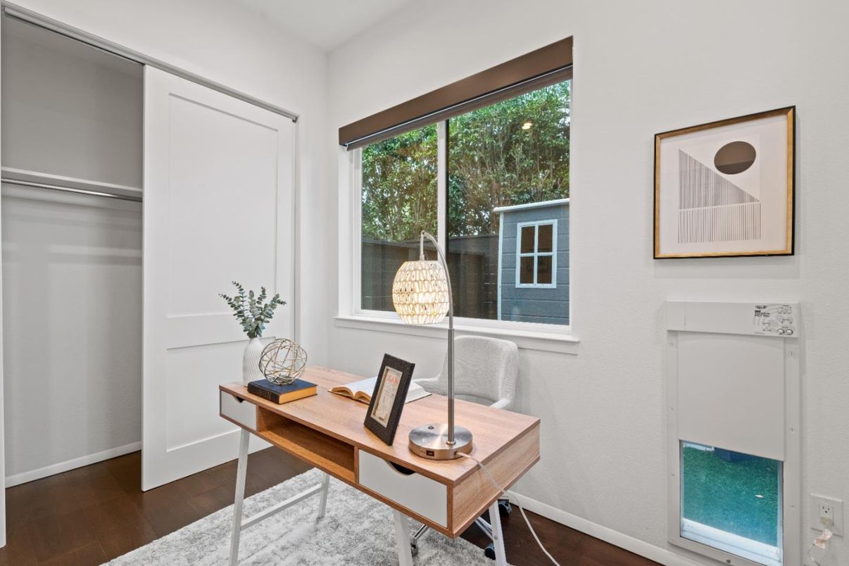 Home Office, Interior, Wood Texture Flooring