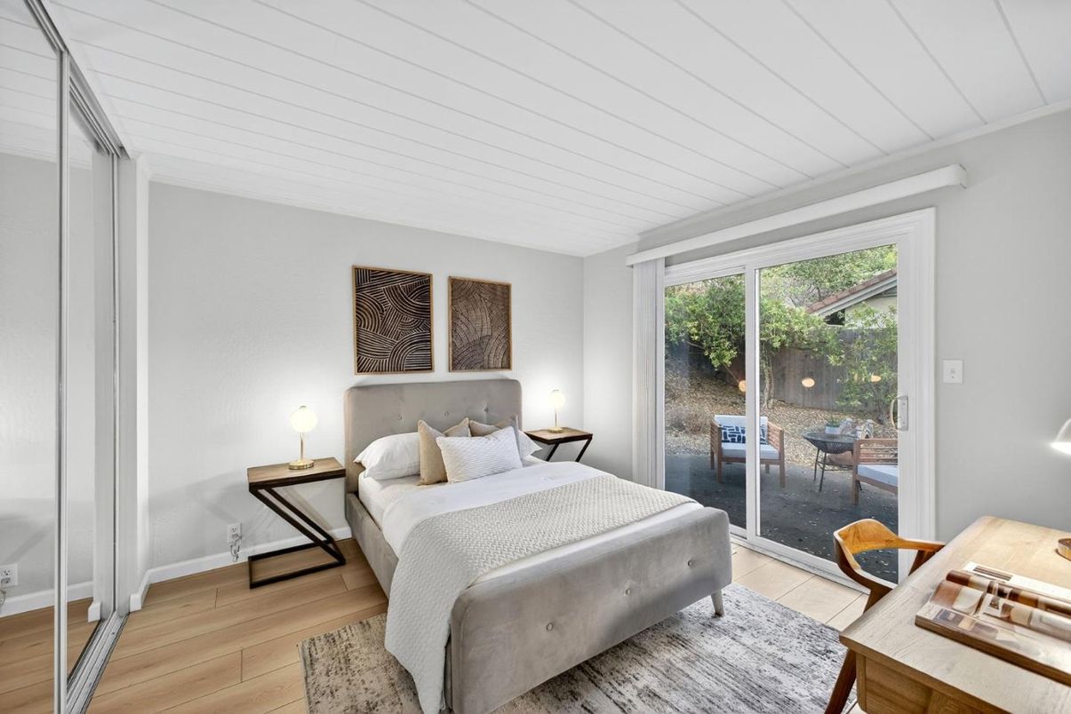 Bedroom, Interior, Wood Texture Flooring
