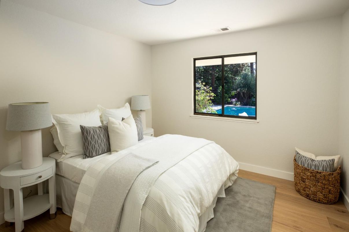 Bedroom, Interior, Wood Texture Flooring