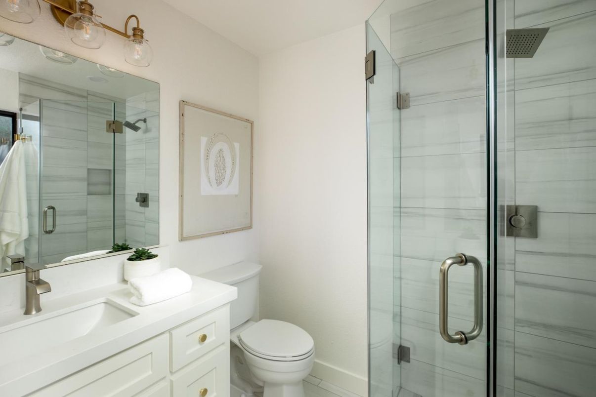 Bathroom, Glass Shower, Interior