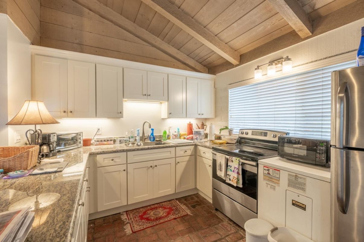 Interior, Kitchen, Stainless Steel Appliances, Wooden Beams, Wooden Ceilings