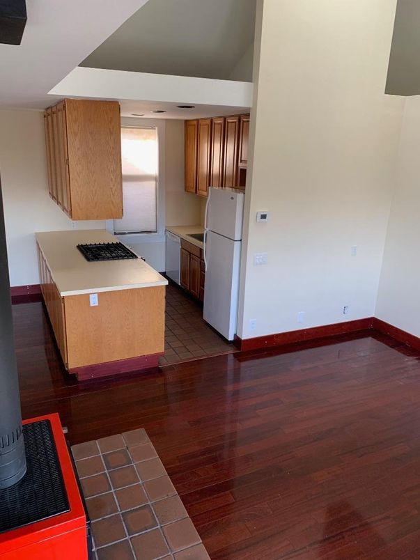 Interior, Kitchen, Wood Texture Flooring