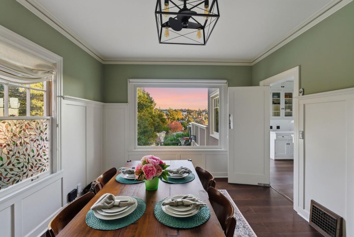 Dining room, Interior, Wood Texture Flooring