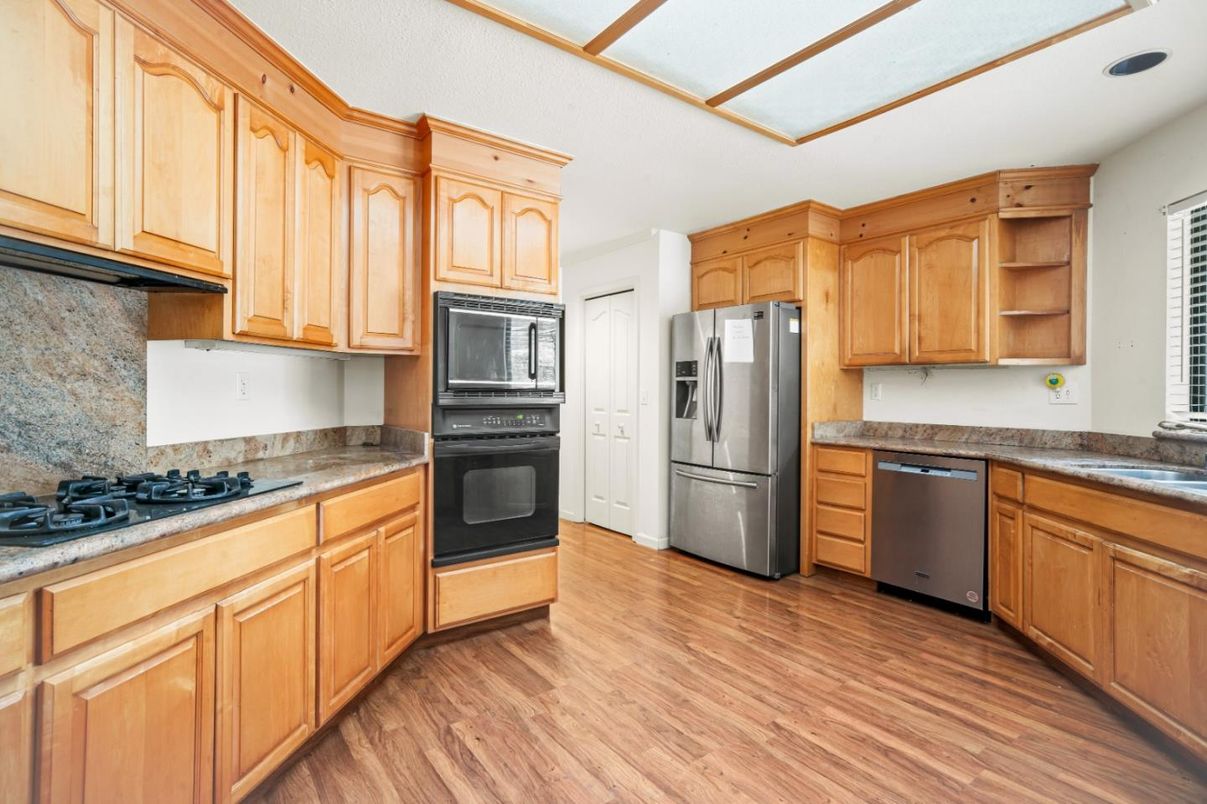 Interior, Kitchen, Wood Texture Flooring
