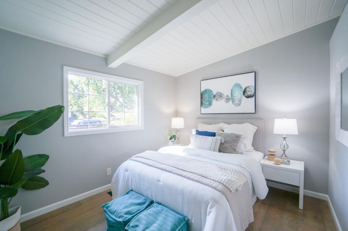 Bedroom, Interior, Wood Texture Flooring