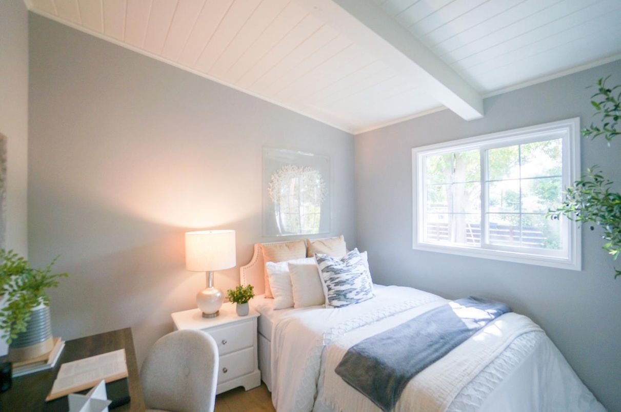 Bedroom, Interior, Wood Texture Flooring
