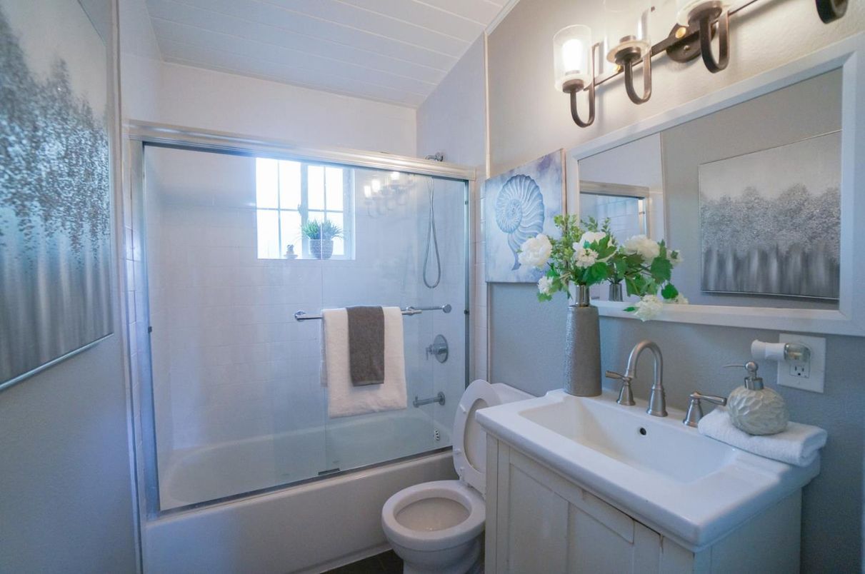 Bathroom, Glass Shower, Interior