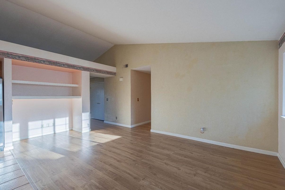 Empty room, Interior, Wood Texture Flooring