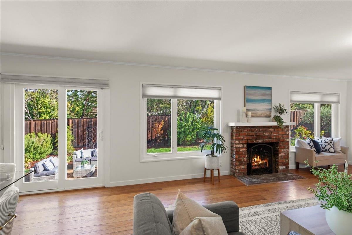 Fireplace, Interior, Living room, Wood Texture Flooring