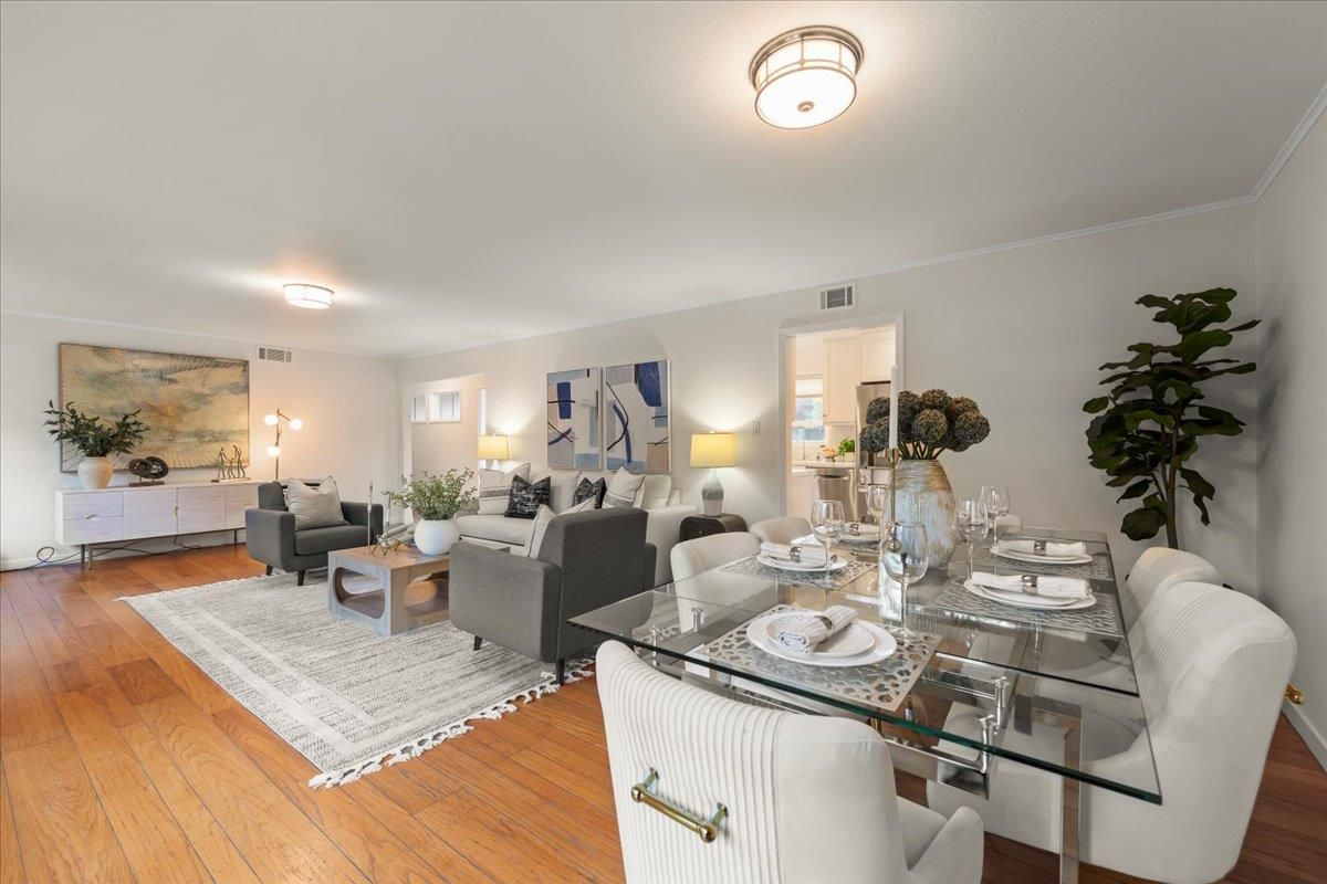 Dining room, Interior, Living room, Wood Texture Flooring