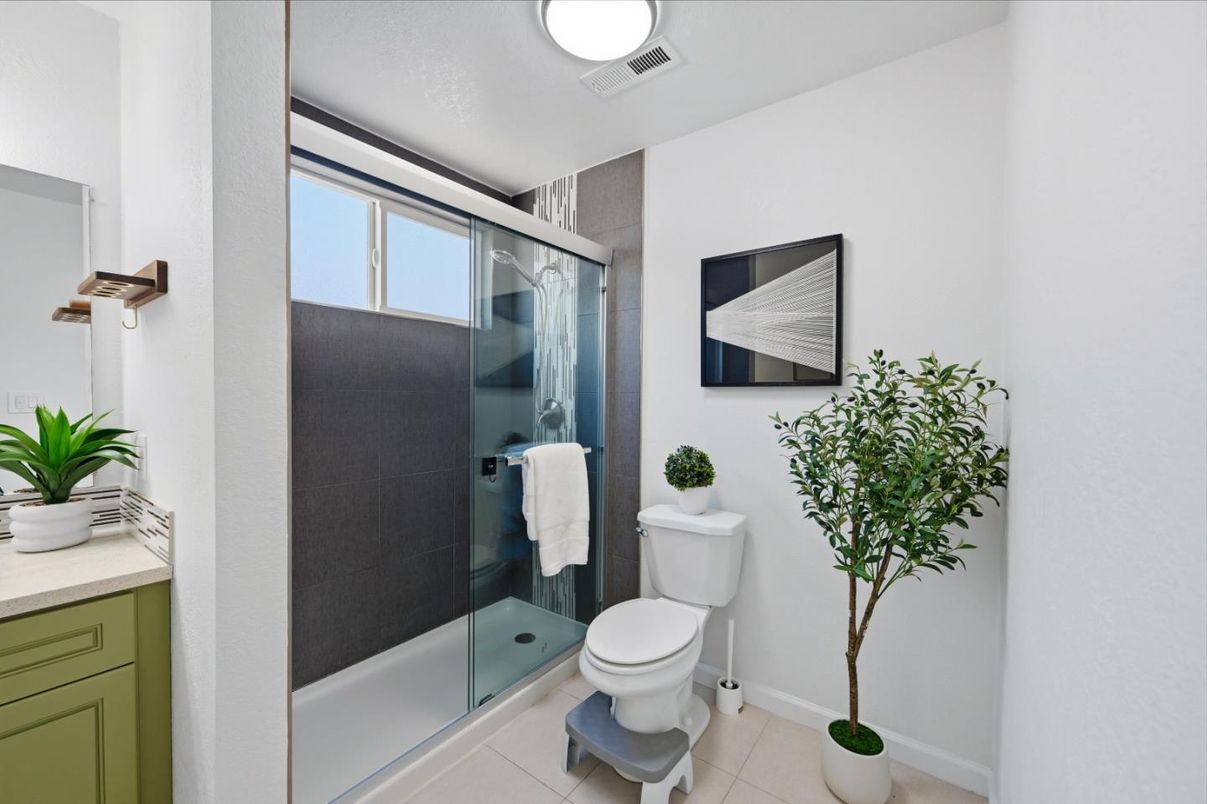 Bathroom, Glass Shower, Interior