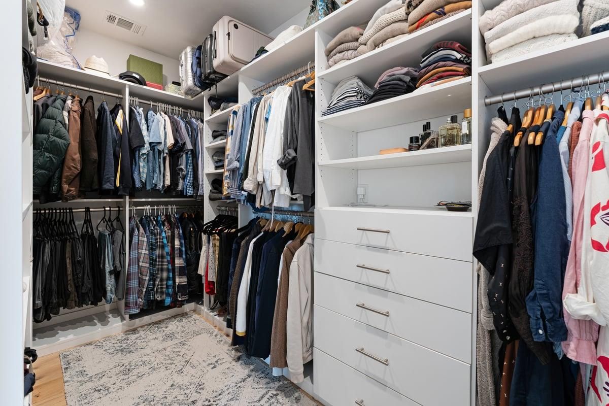 Interior, Recessed Lighting, Walk-in Closets, Wood Texture Flooring