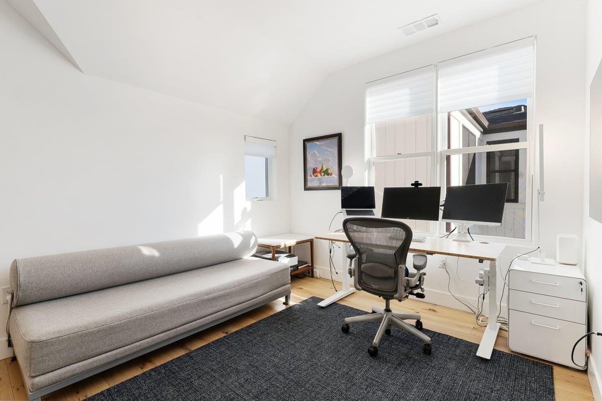 Home Office, Interior, Wood Texture Flooring