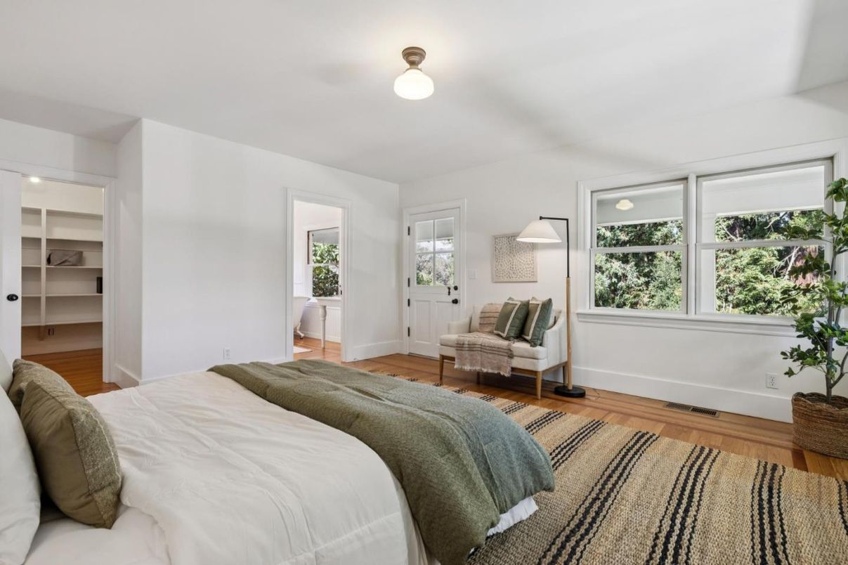 Bedroom, Interior, Wood Texture Flooring