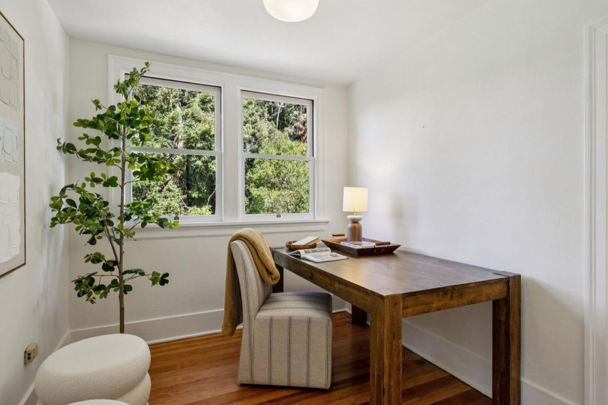 Home Office, Interior, Wood Texture Flooring