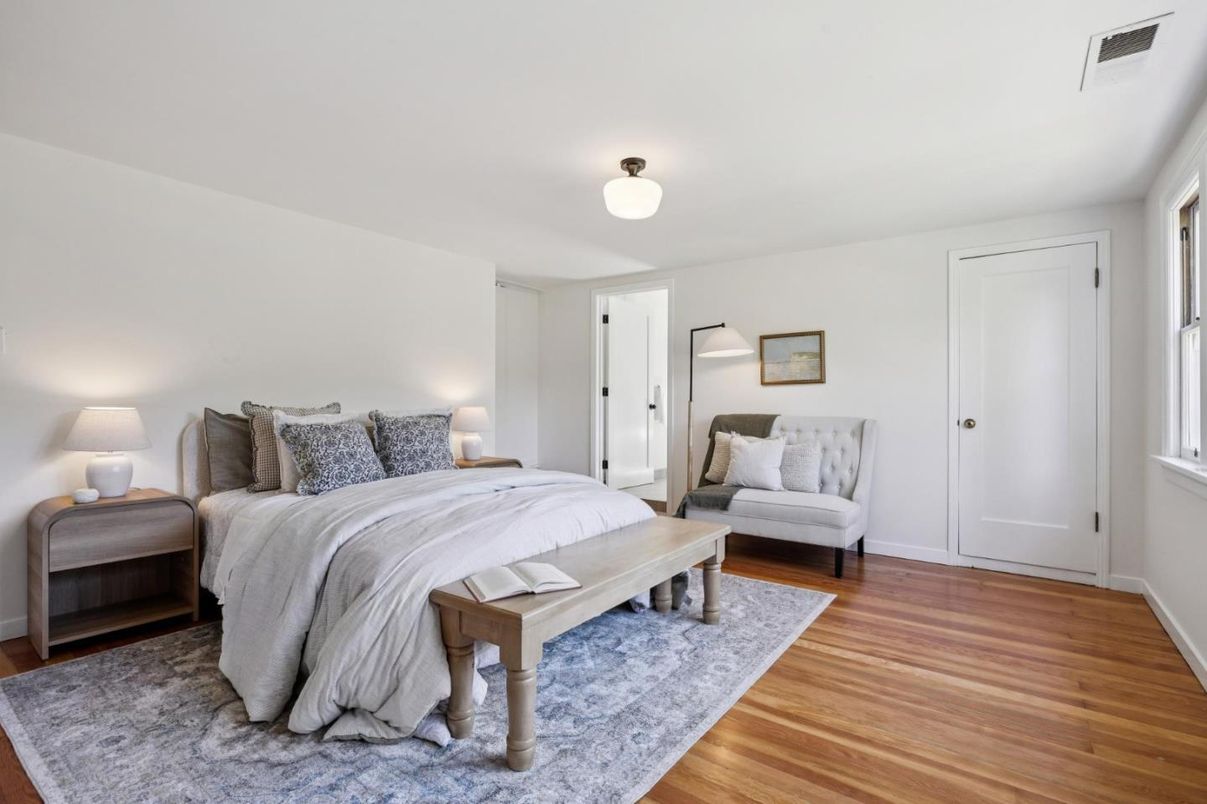 Bedroom, Interior, Wood Texture Flooring