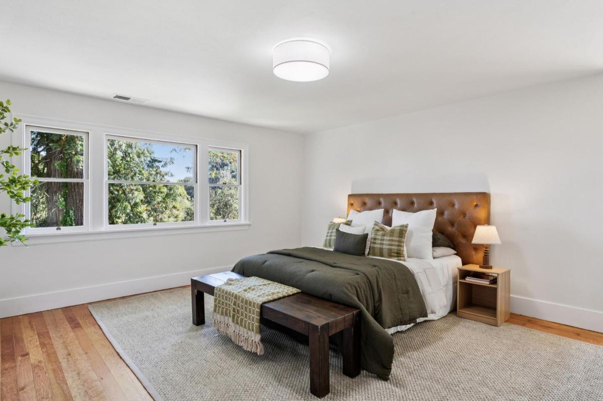 Bedroom, Interior, Wood Texture Flooring