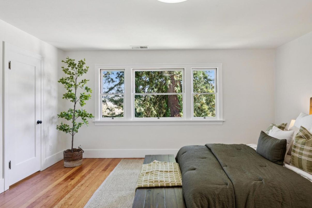 Bedroom, Interior, Wood Texture Flooring